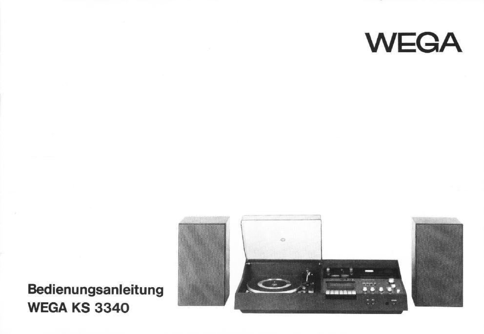 wega KS3340 bedienungsanleitung