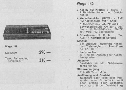 wega 1970