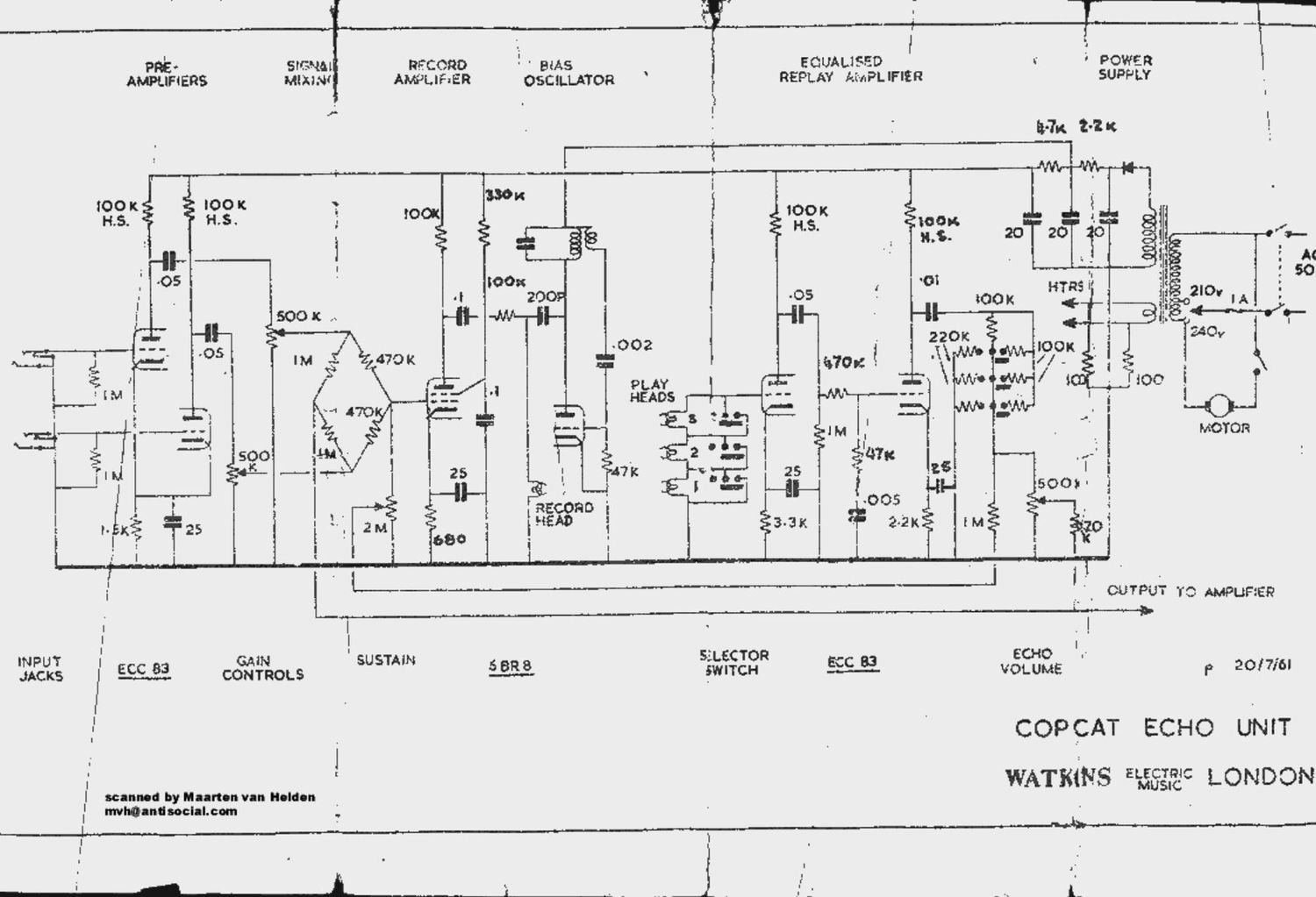 watkins copcat echo schematic