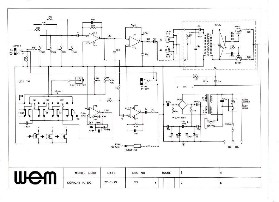 wem copicat ic300 schematic