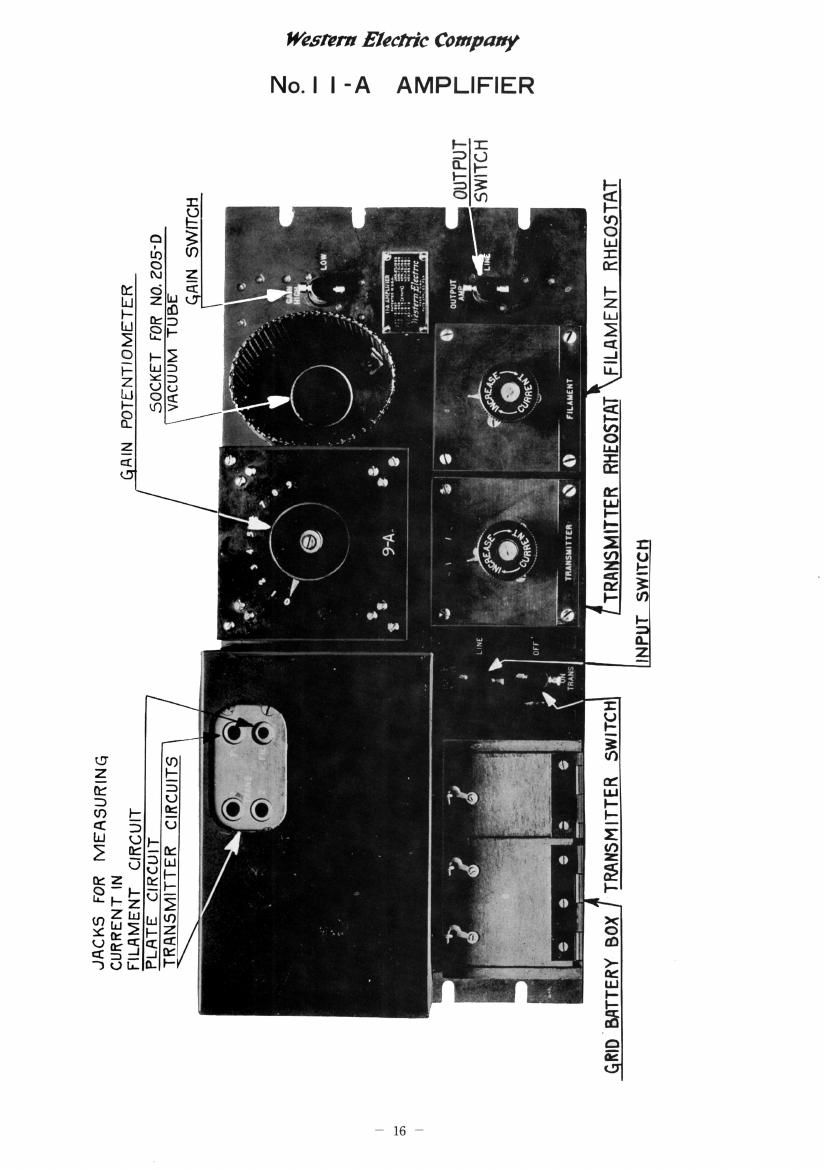 western electric 11 a schematic