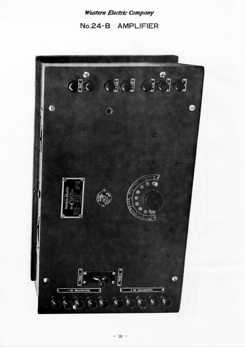 western electric 24 b schematic