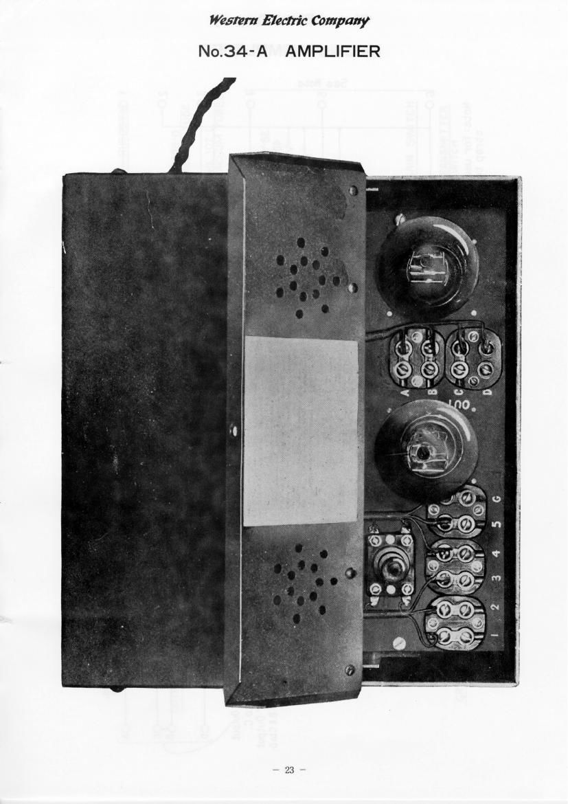 western electric 34 a schematic