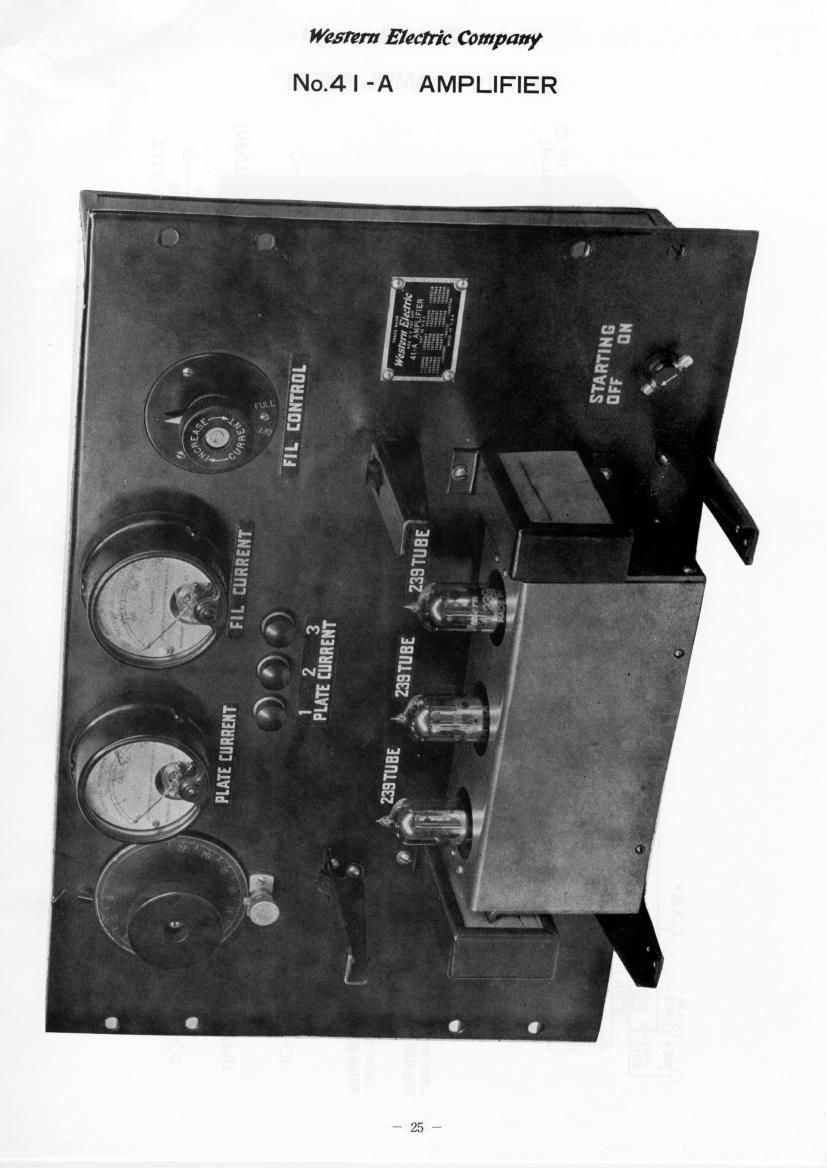 western electric 41 a schematic