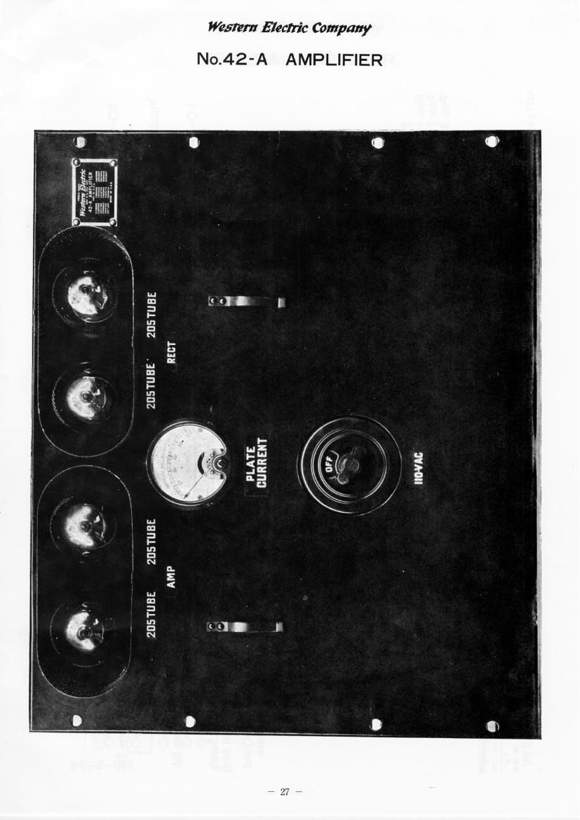 western electric 42 a schematic