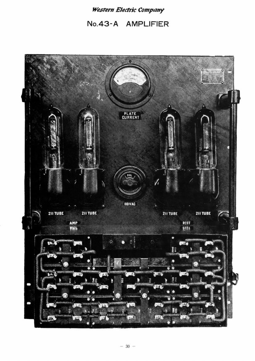 western electric 43 a schematic