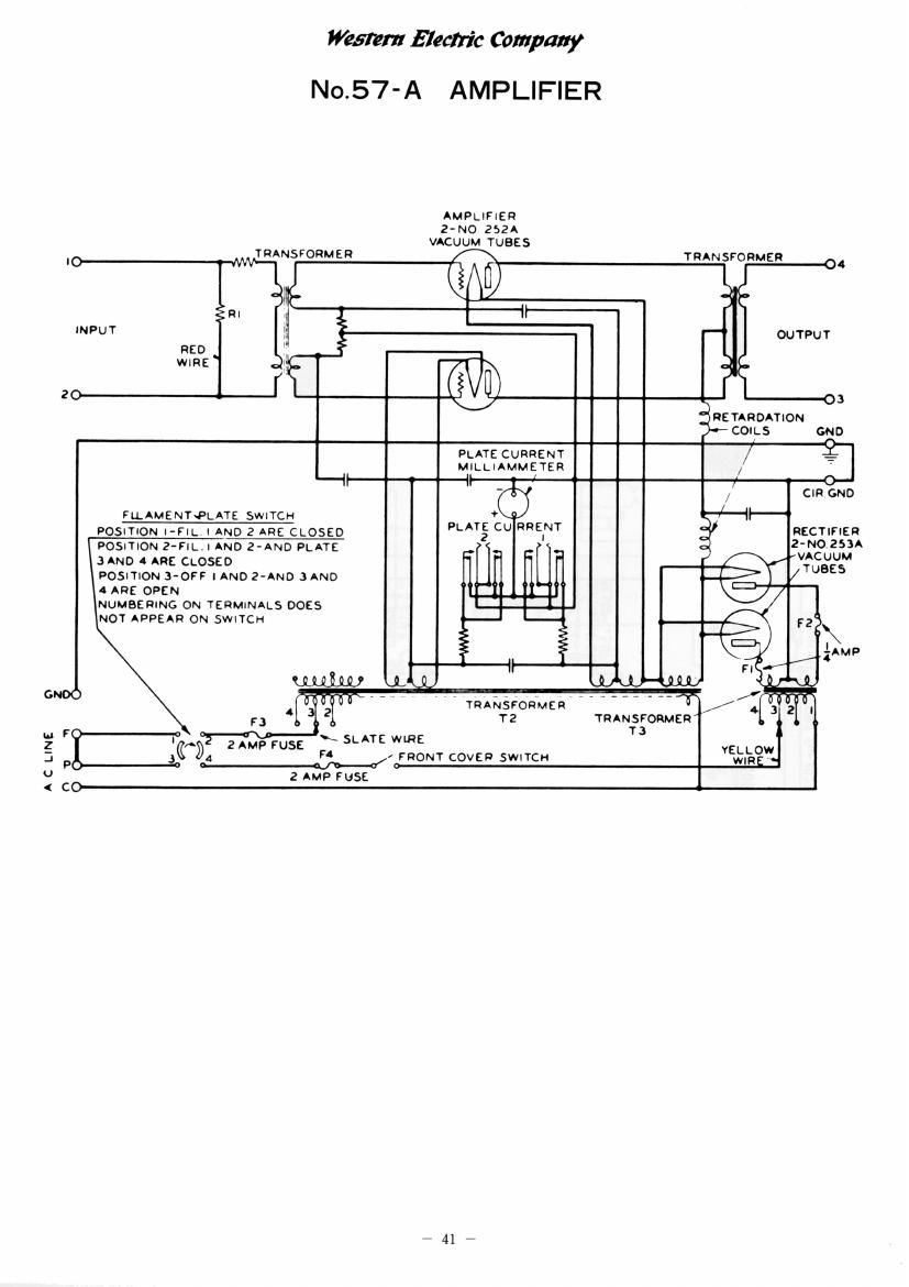 western electric 57 a schematic