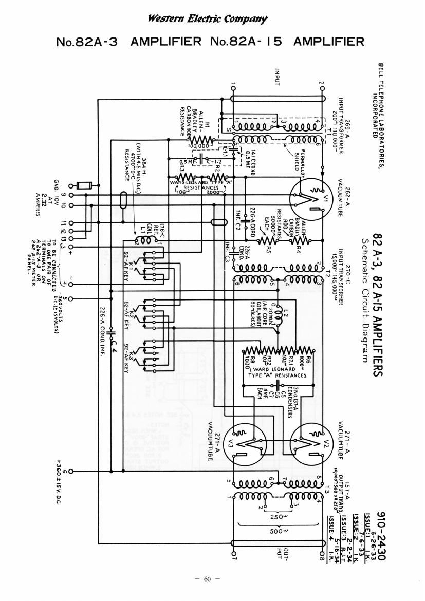western electric 82 a schematic
