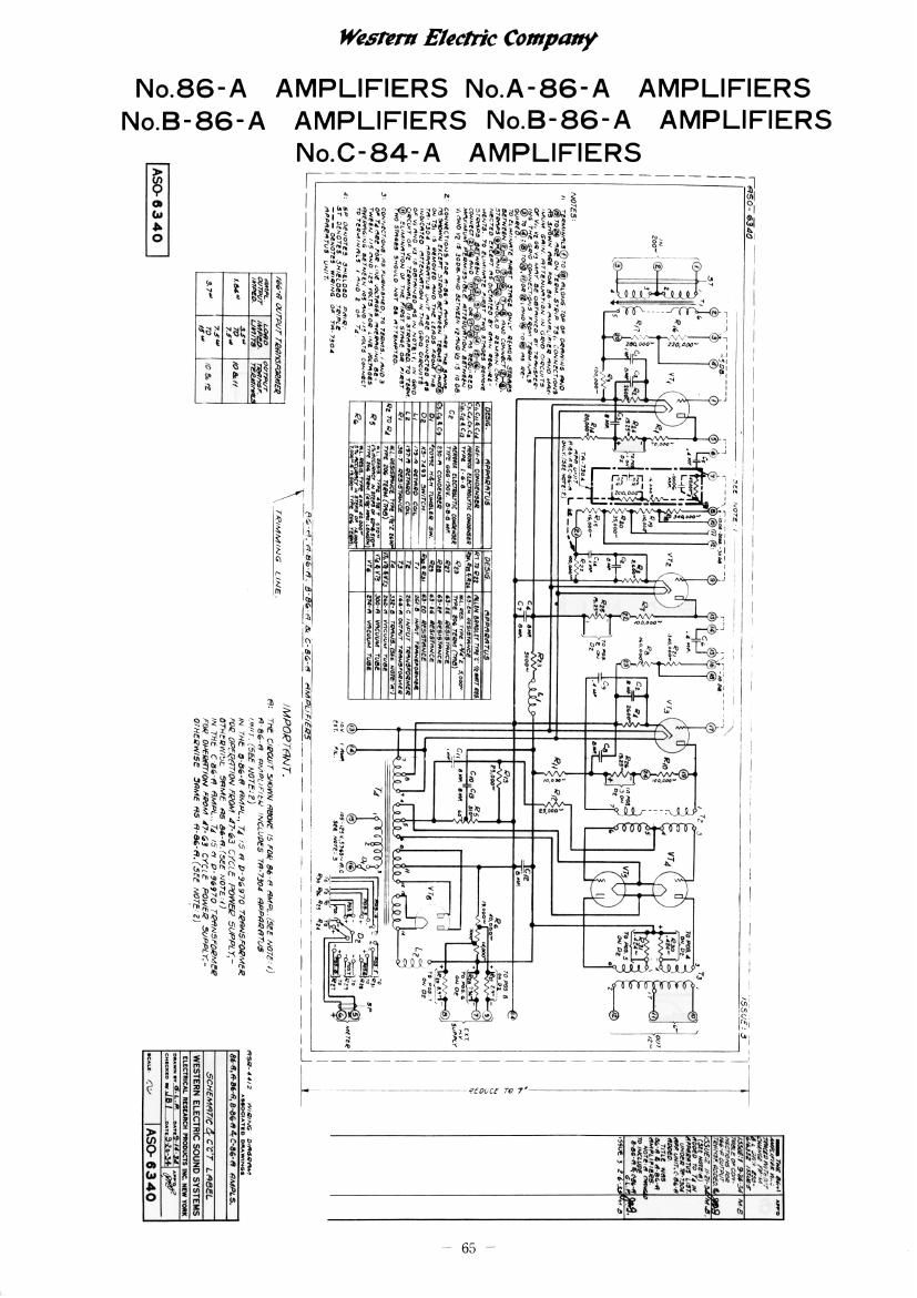 western electric 86 a owners manual