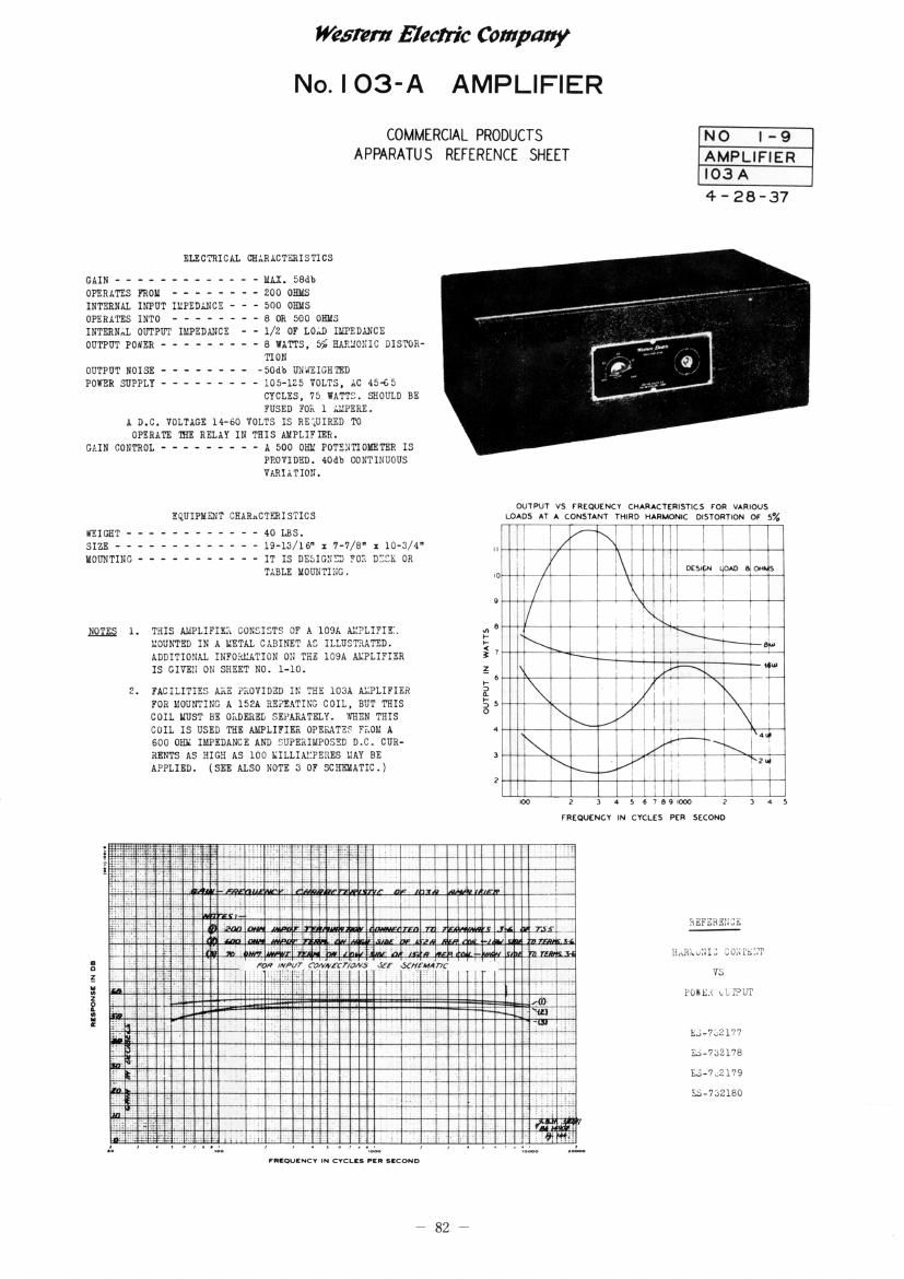 western electric 103 a schematic