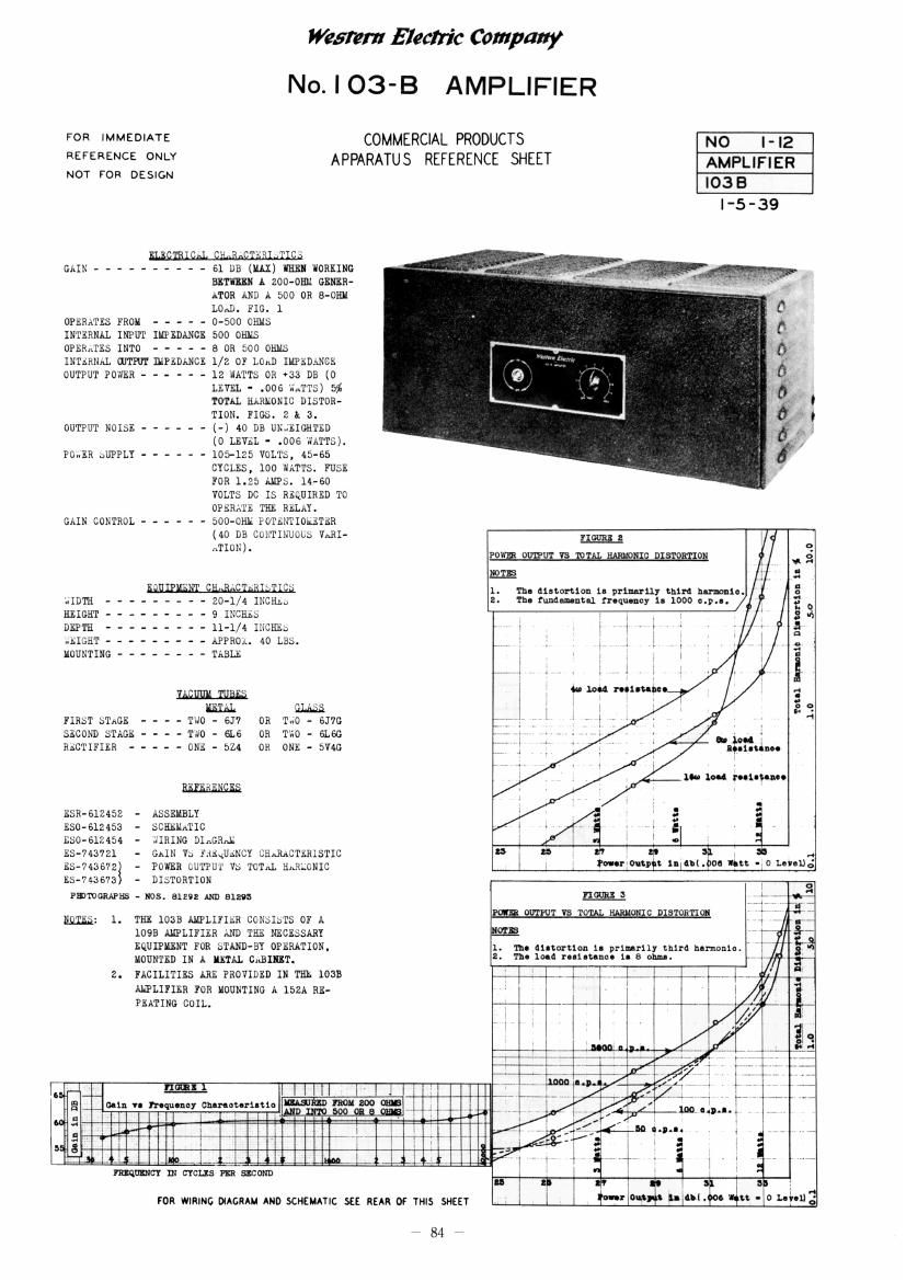 western electric 103 b schematic