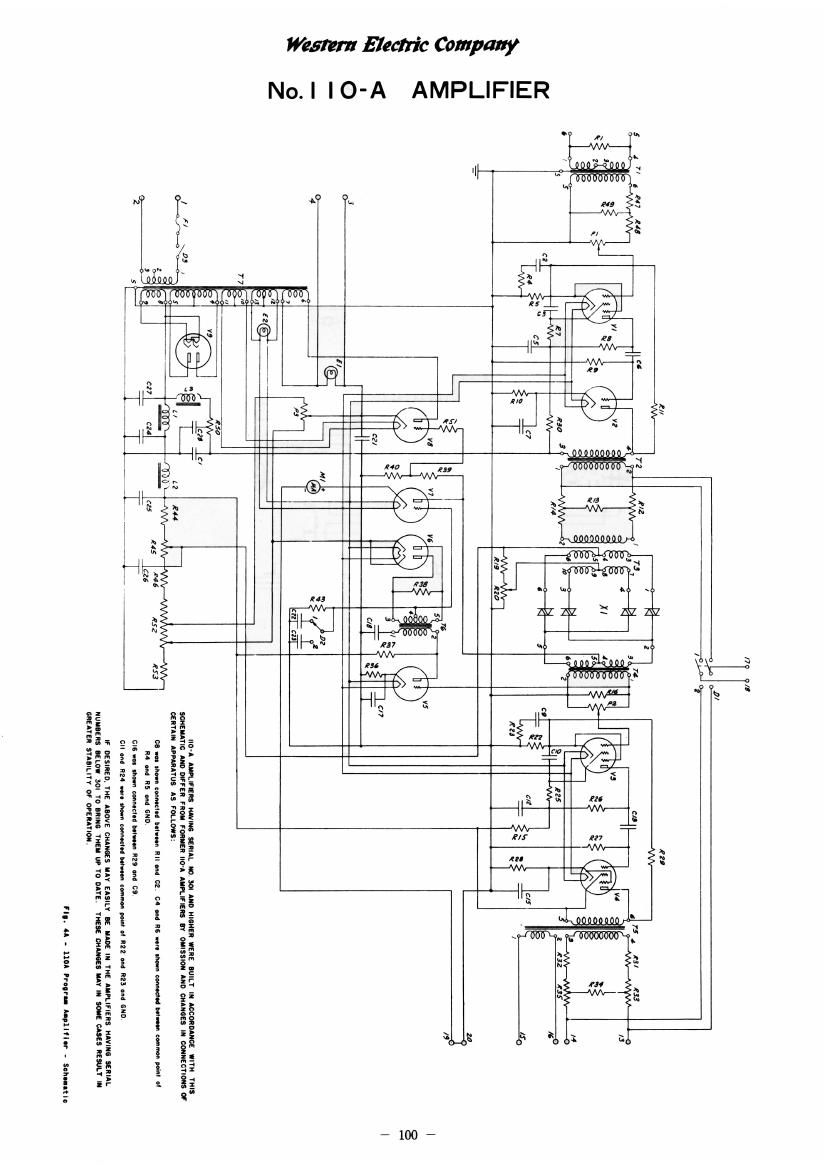 western electric 110 a schematic