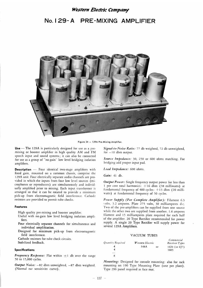 western electric 129 a schematic