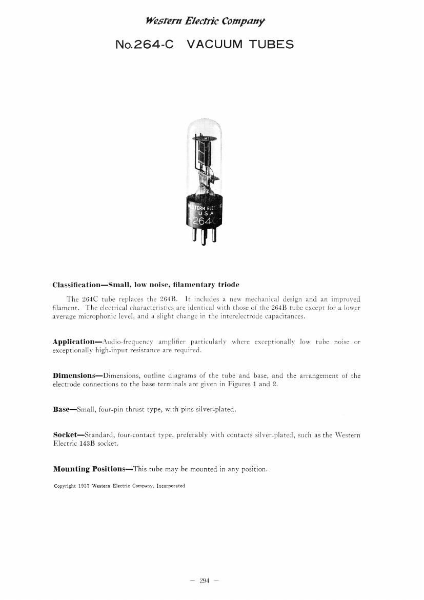 western electric 264 c schematic