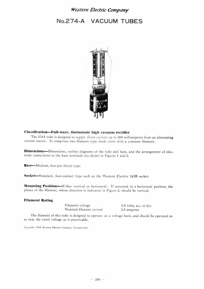 western electric 274 a schematic