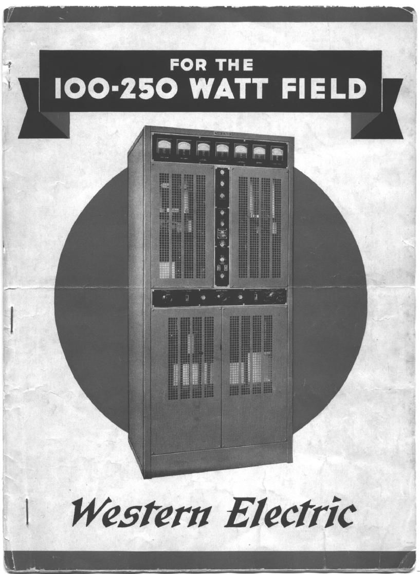 western electric 310 a owners manual