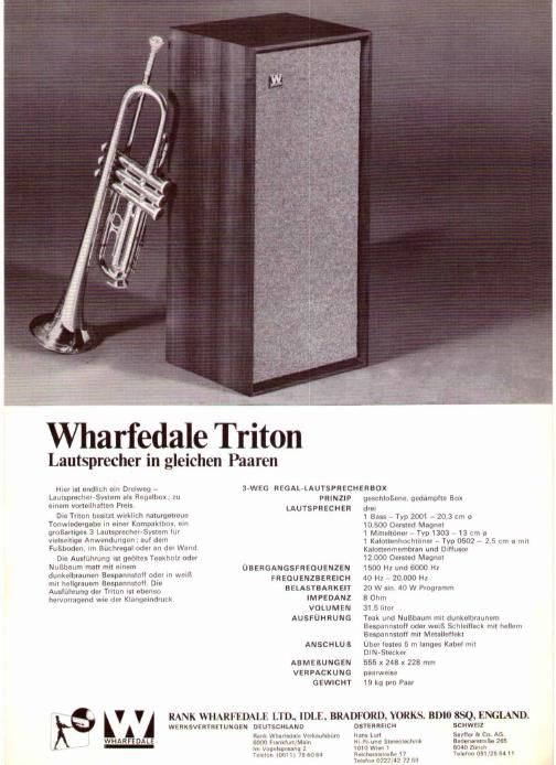 wharfedale tritont brochure