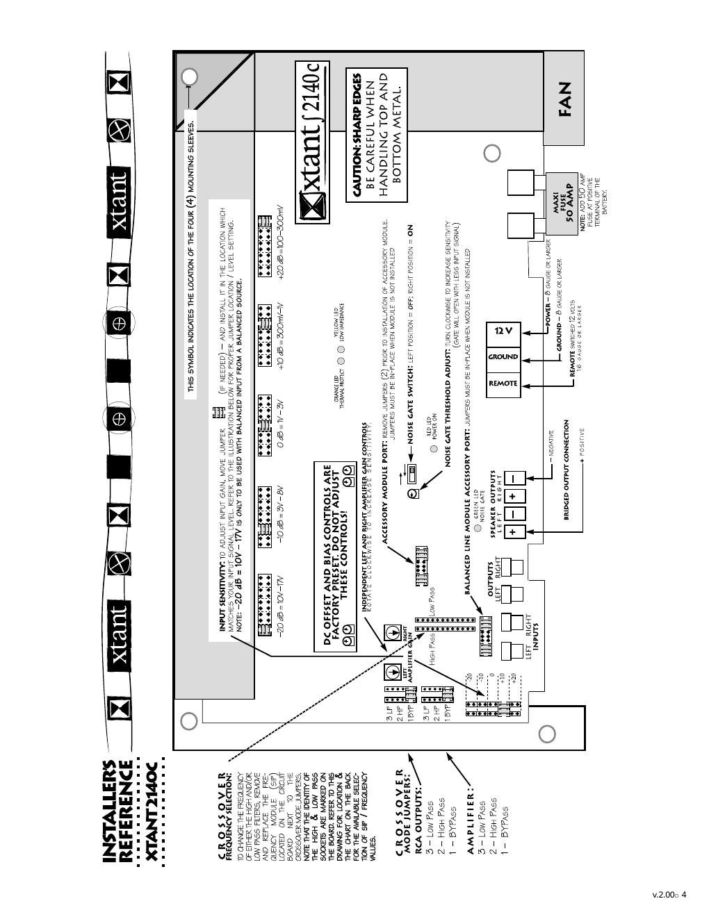 xtant 2140 c owners manual