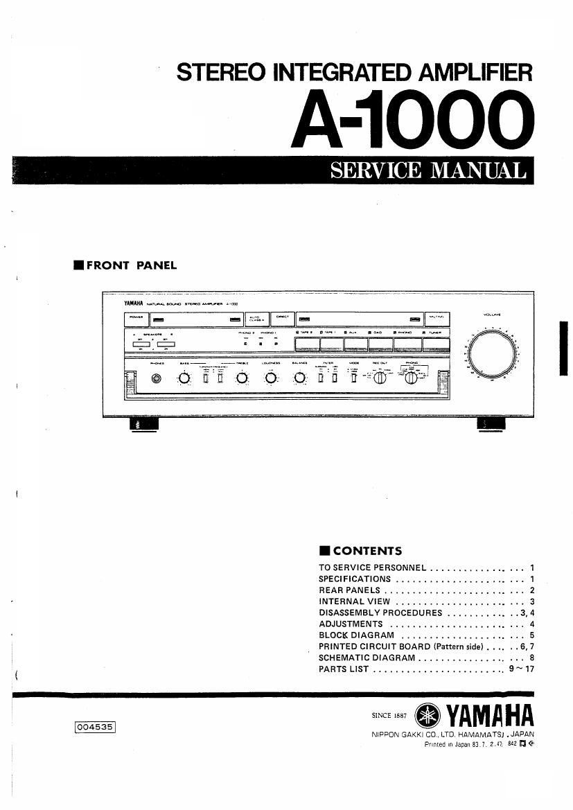 yamaha a 1000