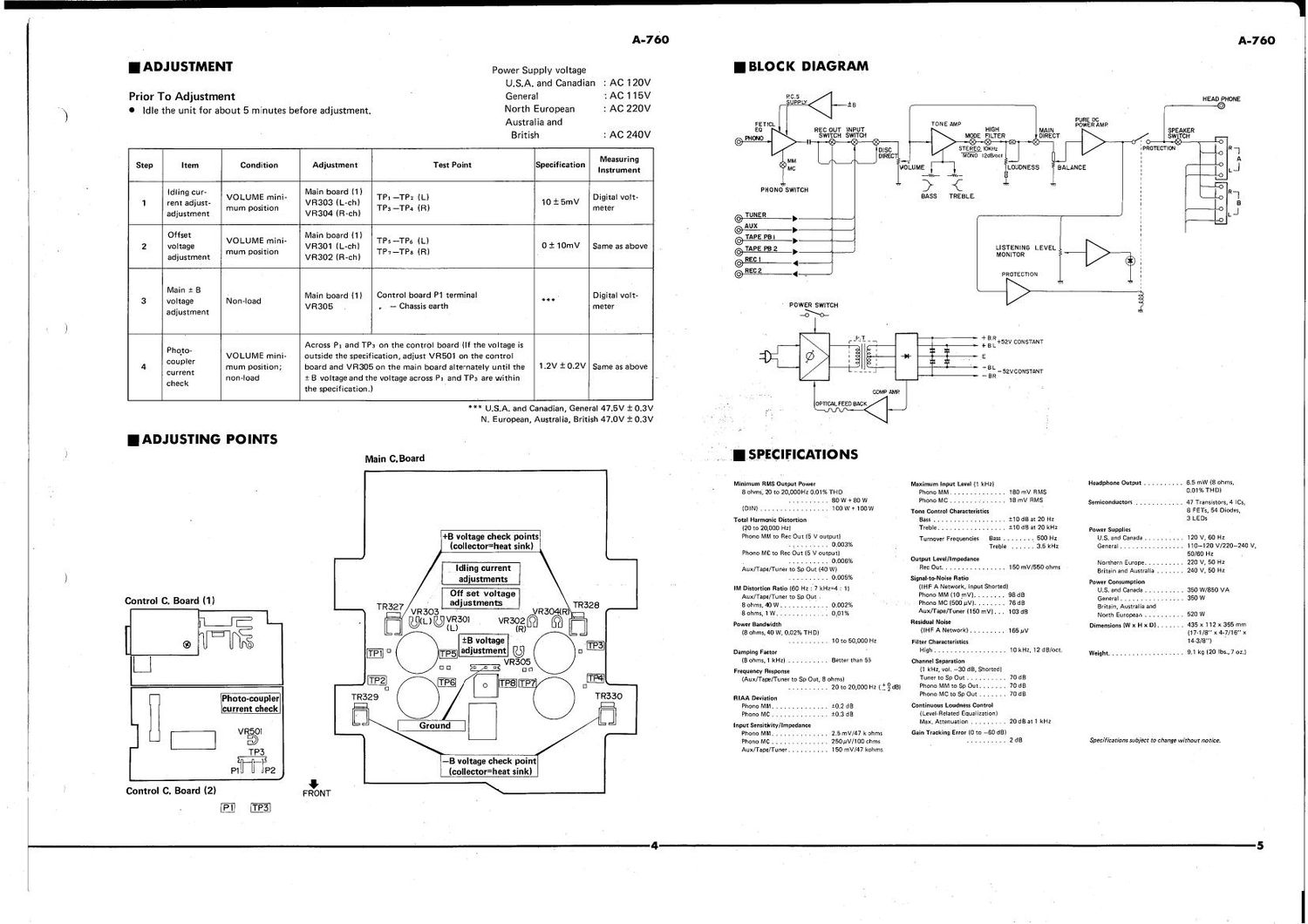 yamaha a 760 schematic