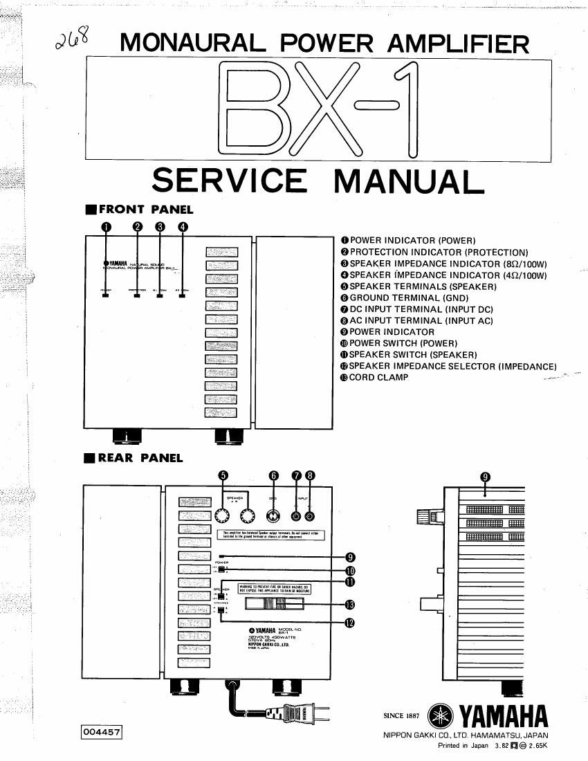 yamaha bx 1