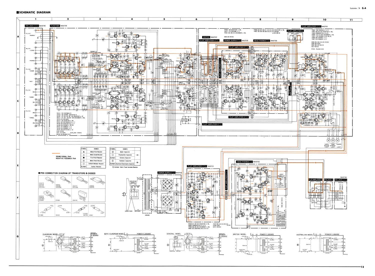 yamaha c 4 schematic