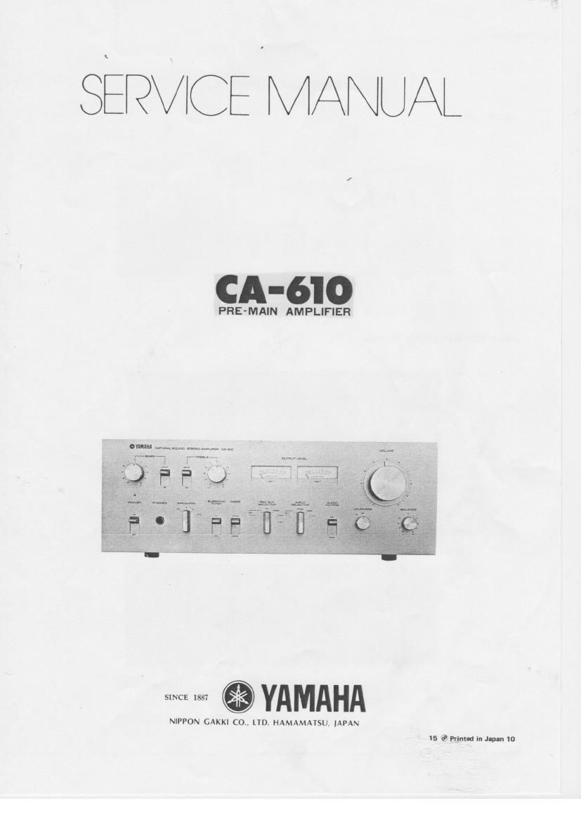 yamaha ca 610