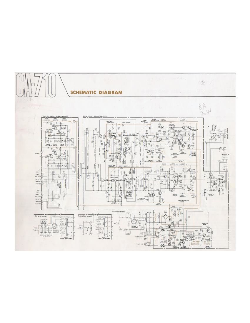 yamaha ca 710 schematic