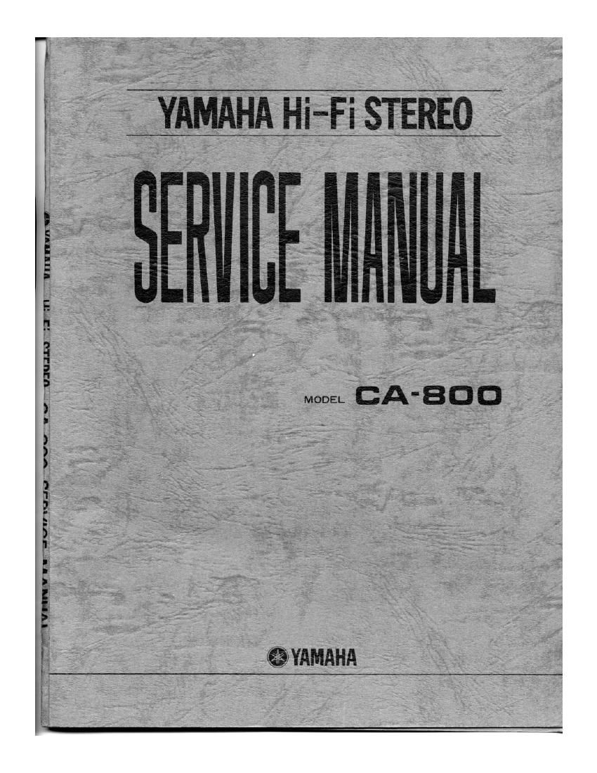 yamaha ca 800