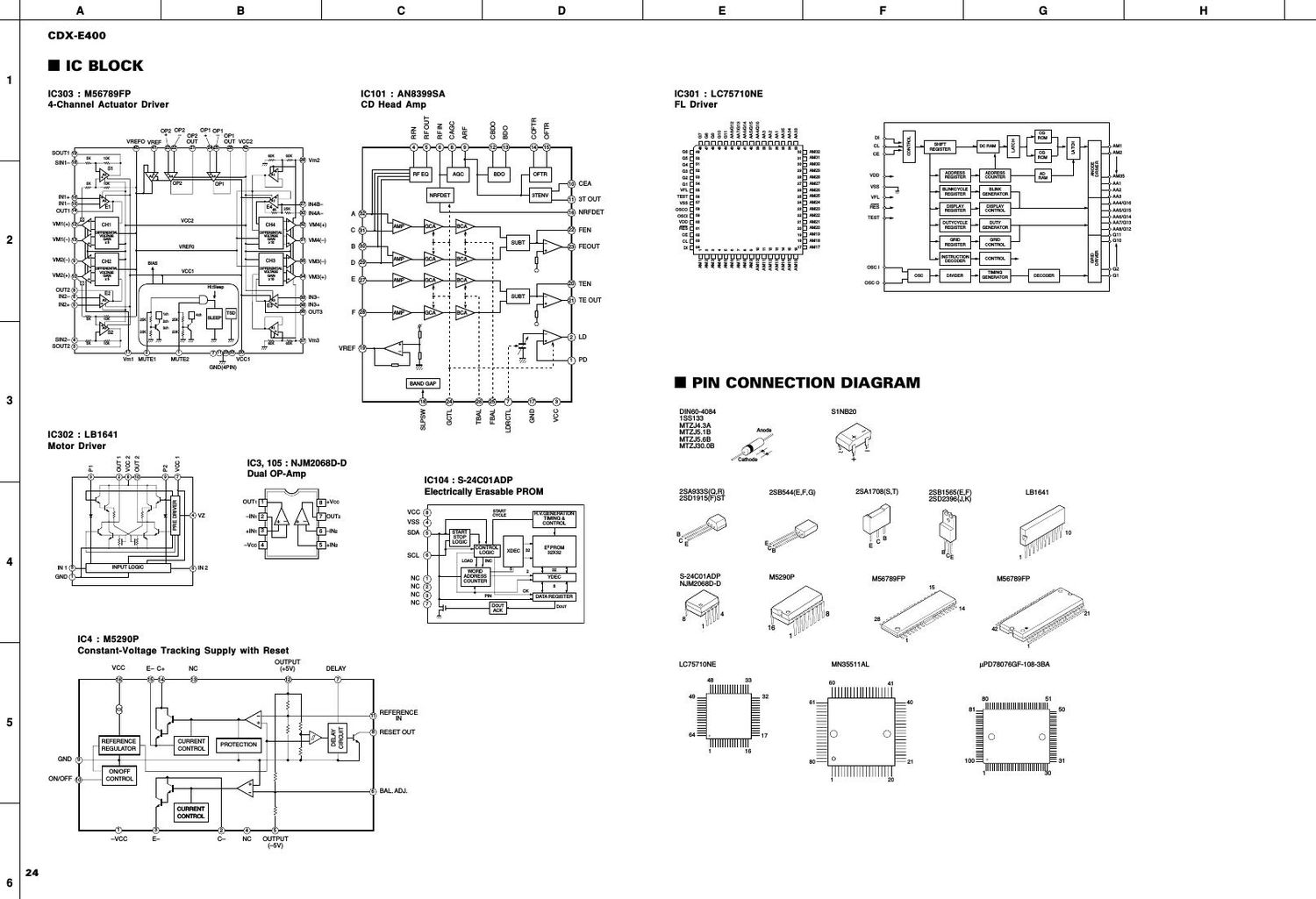 yamaha cdx e400 schematic