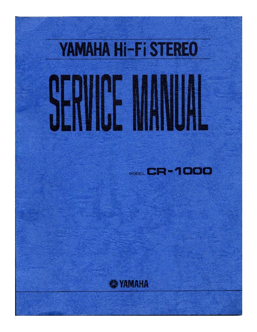 yamaha cr 1000