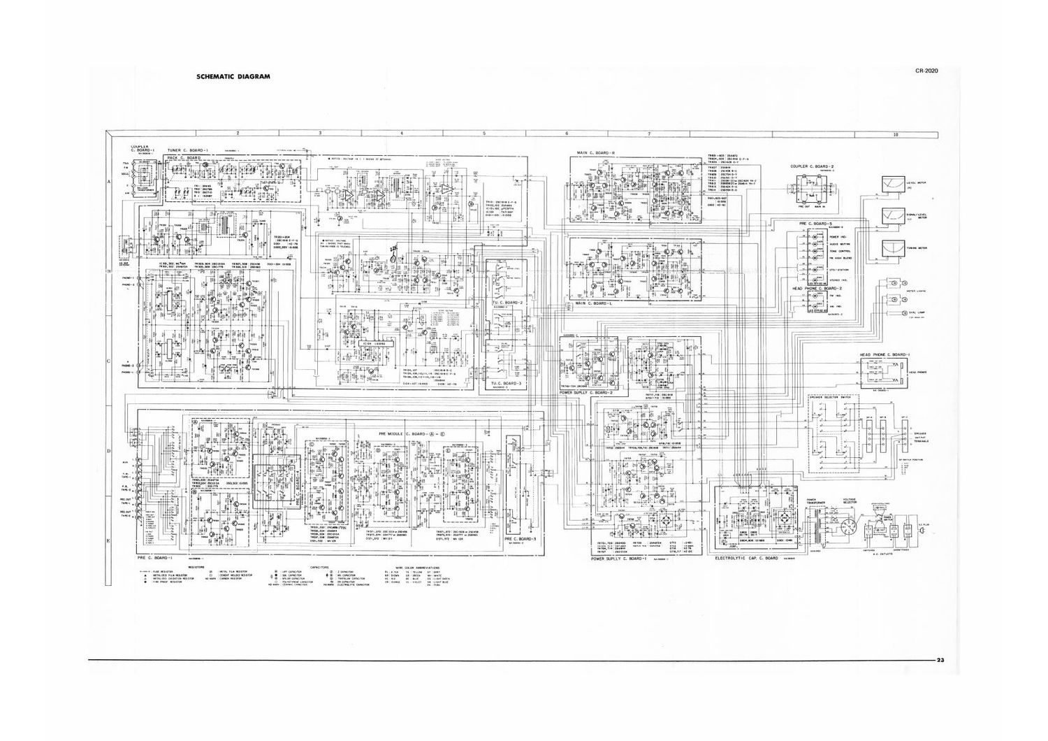 yamaha cr 2020 schematic