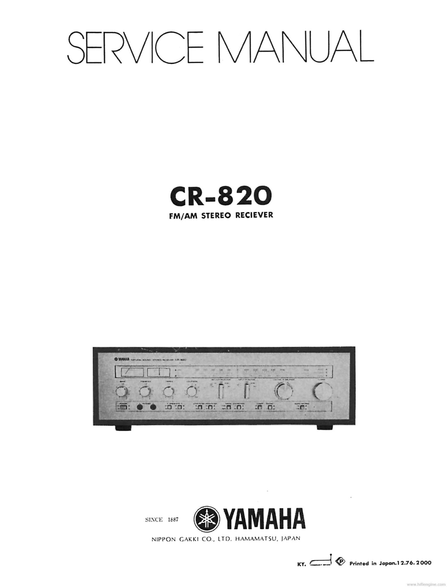 yamaha cr 820