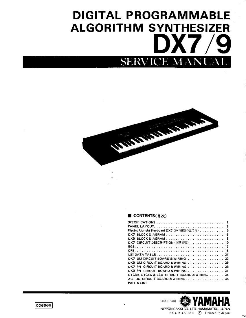 yamaha dx7 dx9