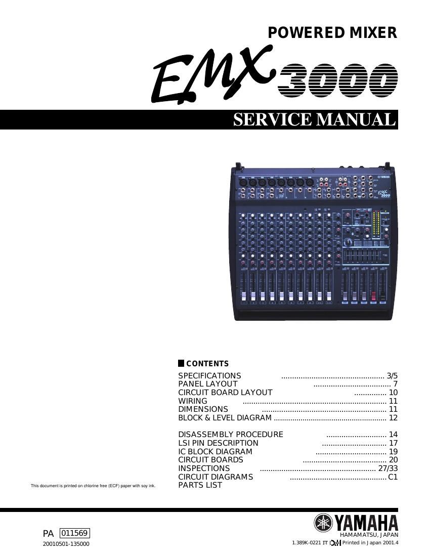 yamaha emx 3000