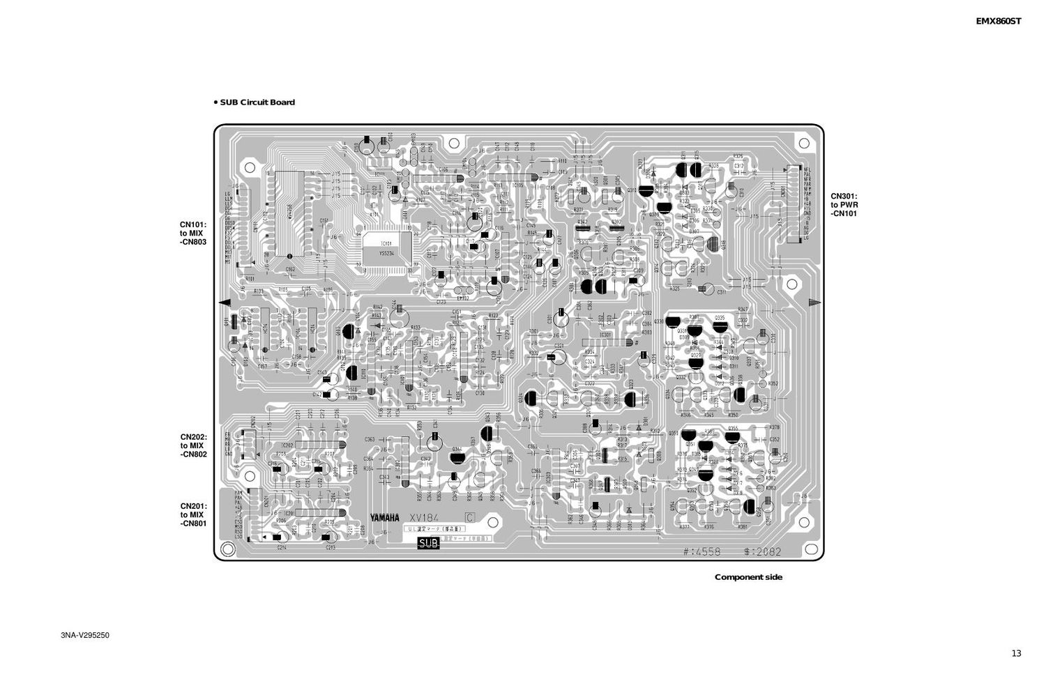 yamaha emx 860e PCB2