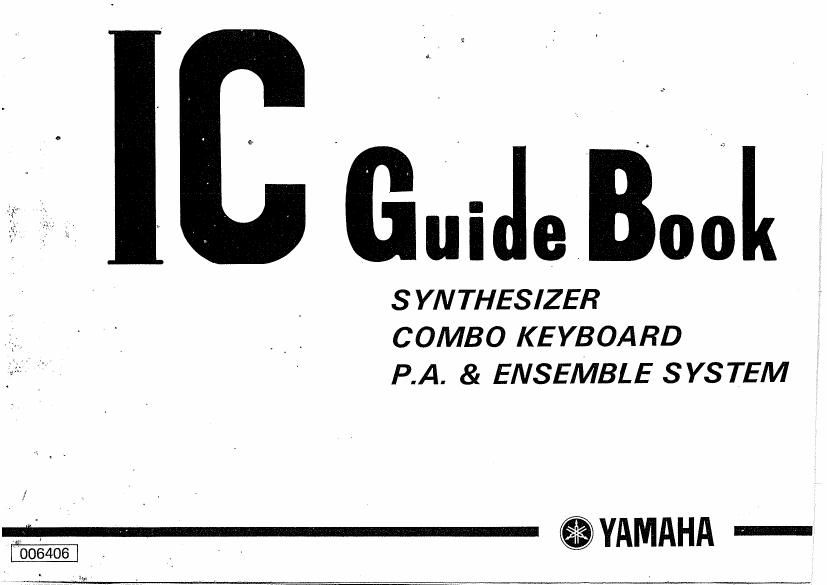 yamaha ic guide book