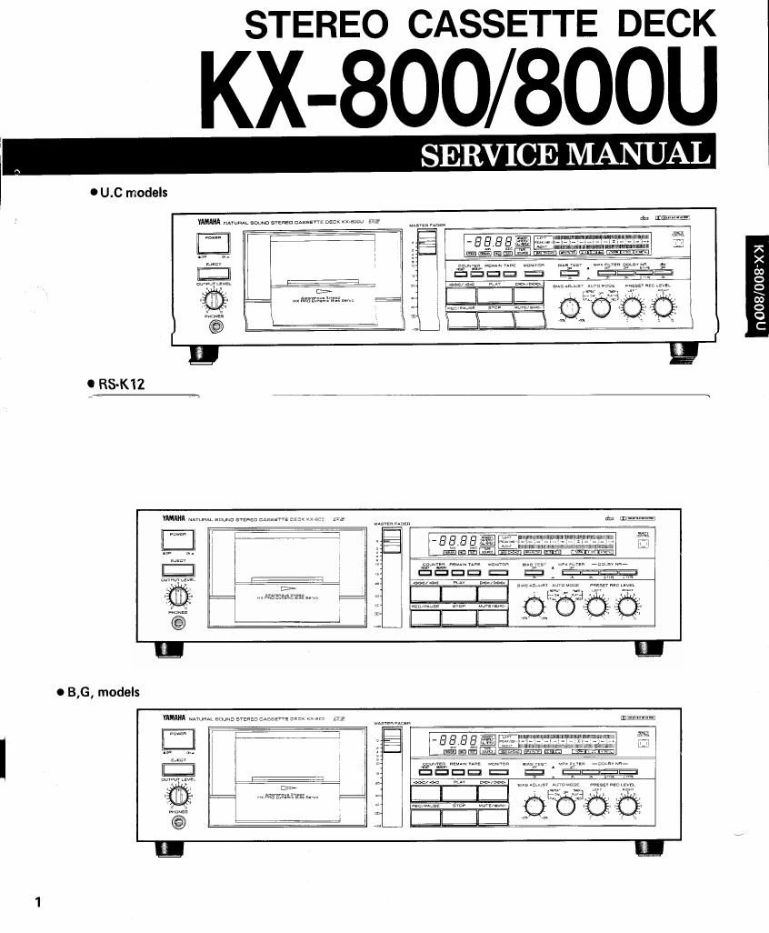 yamaha kx 800