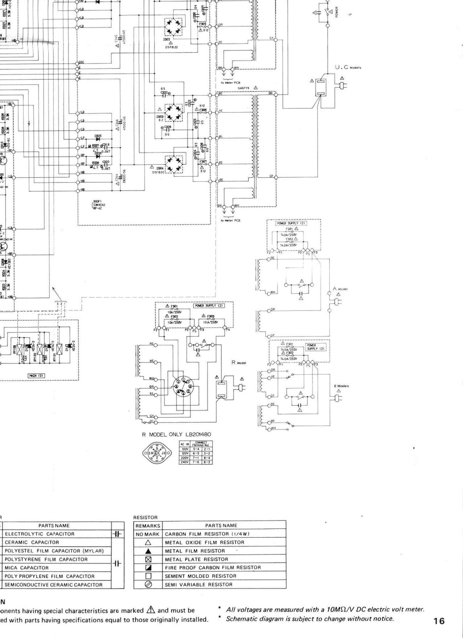 yamaha m 80 schematic