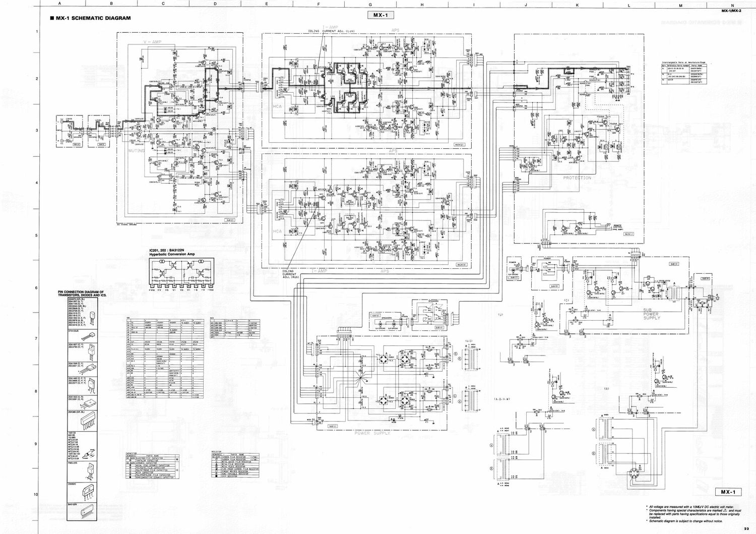 yamaha mx1 schematic