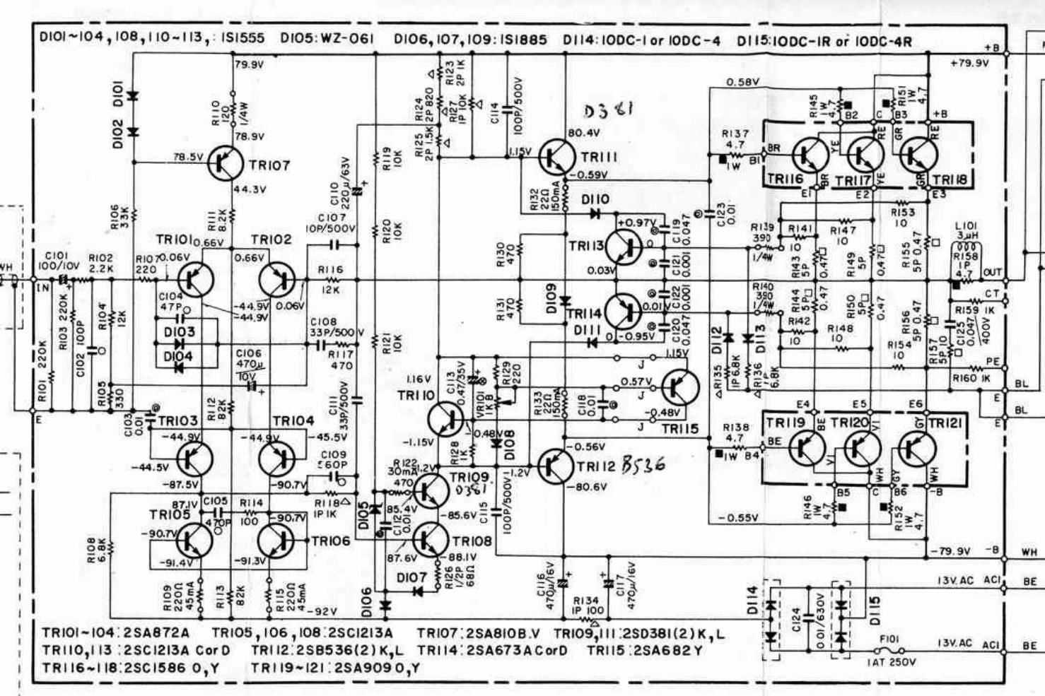 yamaha p2200 schematic