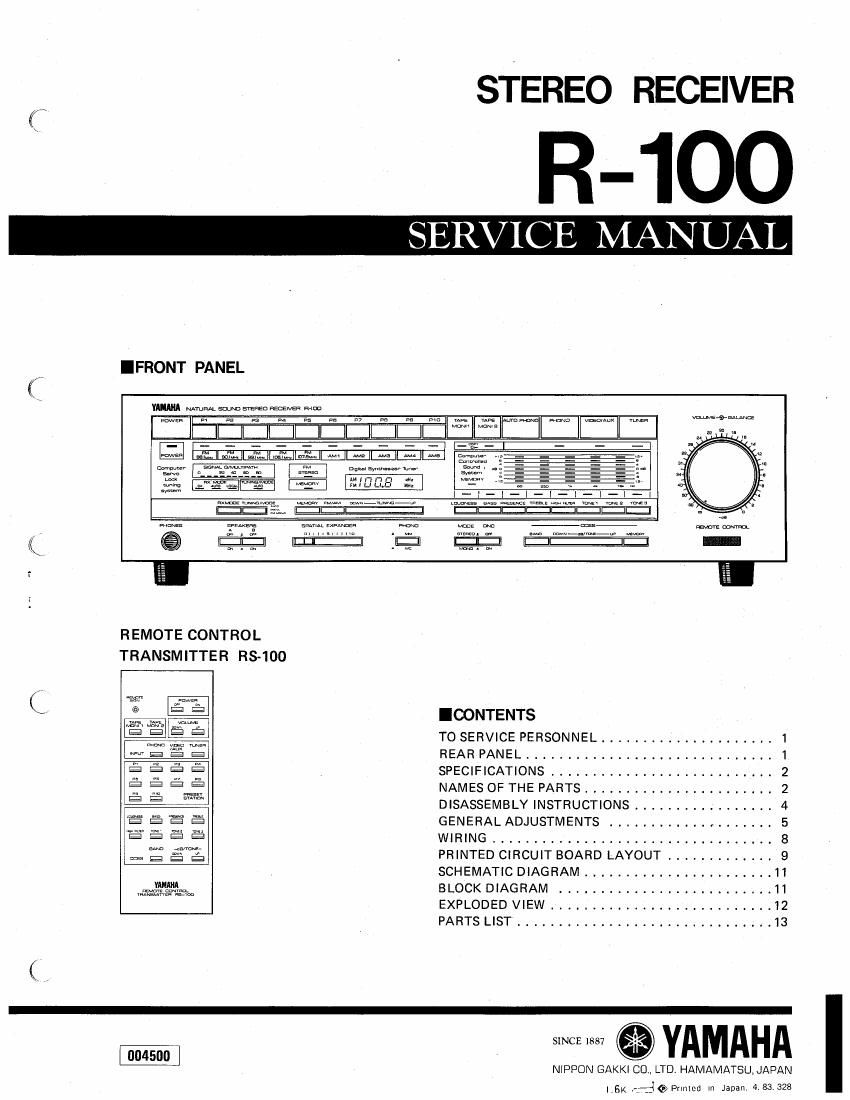 yamaha r 100