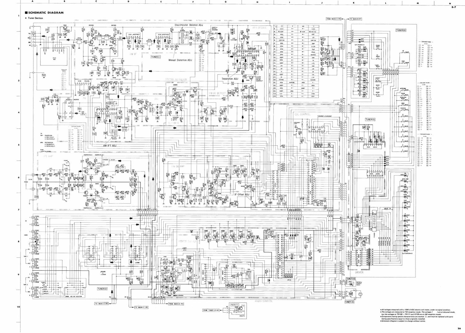 yamaha r 7 schematic