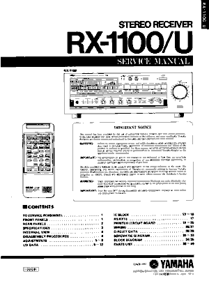 Audio Service Manuals - y / yamaha / yamaha-rx