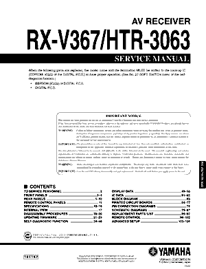 Audio Service Manuals - y / yamaha / yamaha-rx