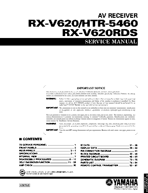 Audio Service Manuals - y / yamaha / yamaha-rx