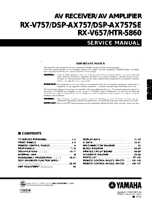 Audio Service Manuals - y / yamaha / yamaha-rx