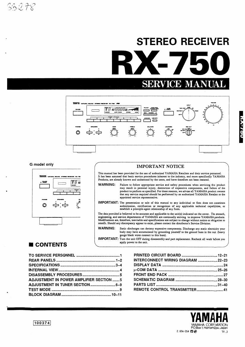 yamaha rx 750