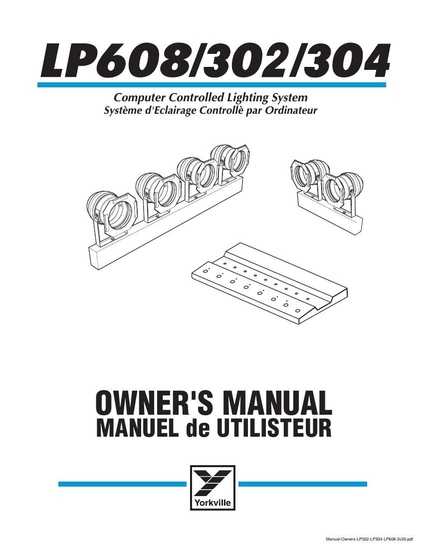 yorkville lp 302 owners manual