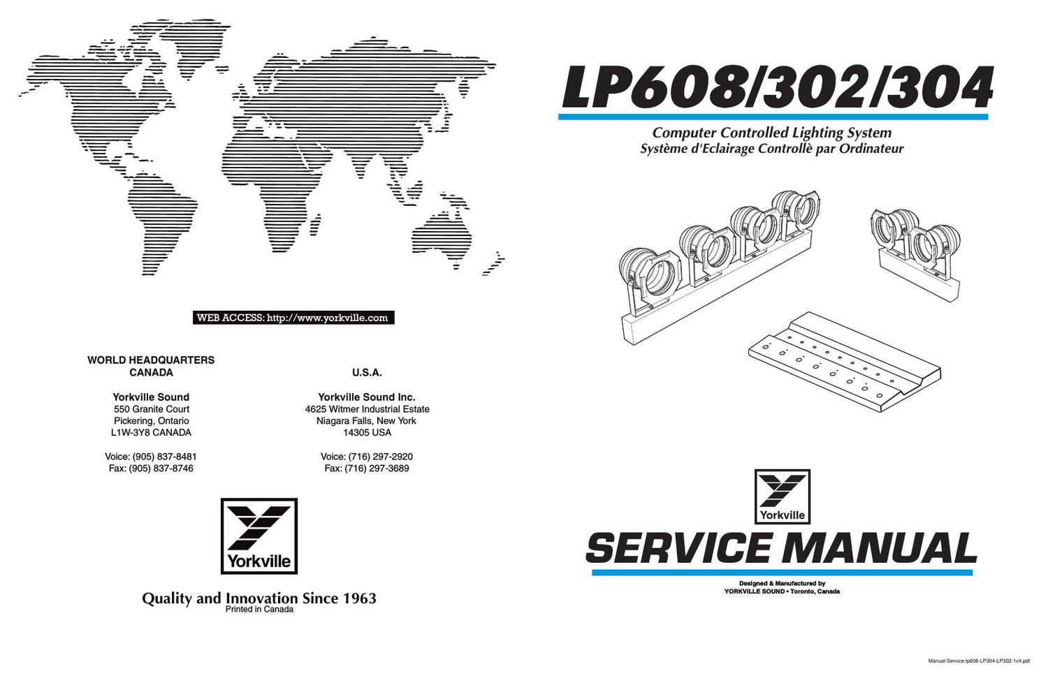 yorkville lp 608 service manual